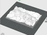 Mountain Ridge Topographic Relief Map – 3D Printable STL-9