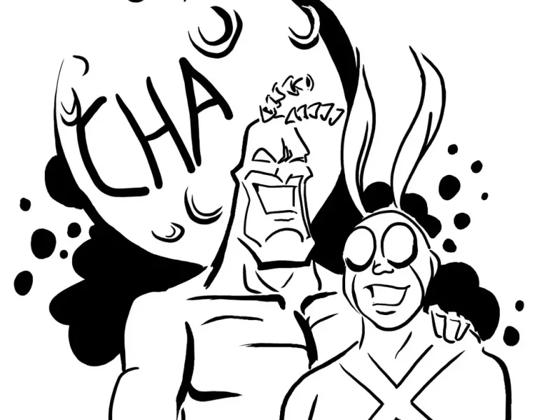 The Tick stencil