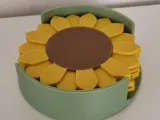 Sunflower coasters-5