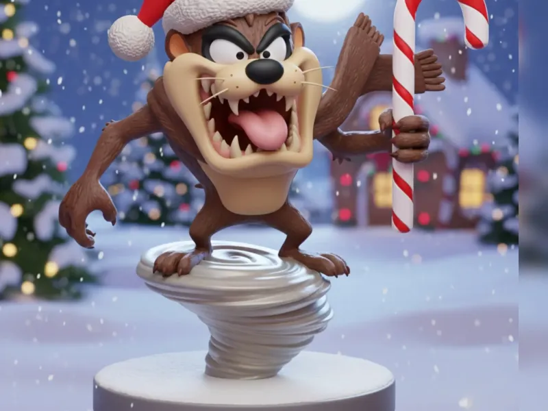 Christmas Tasmanian Devil