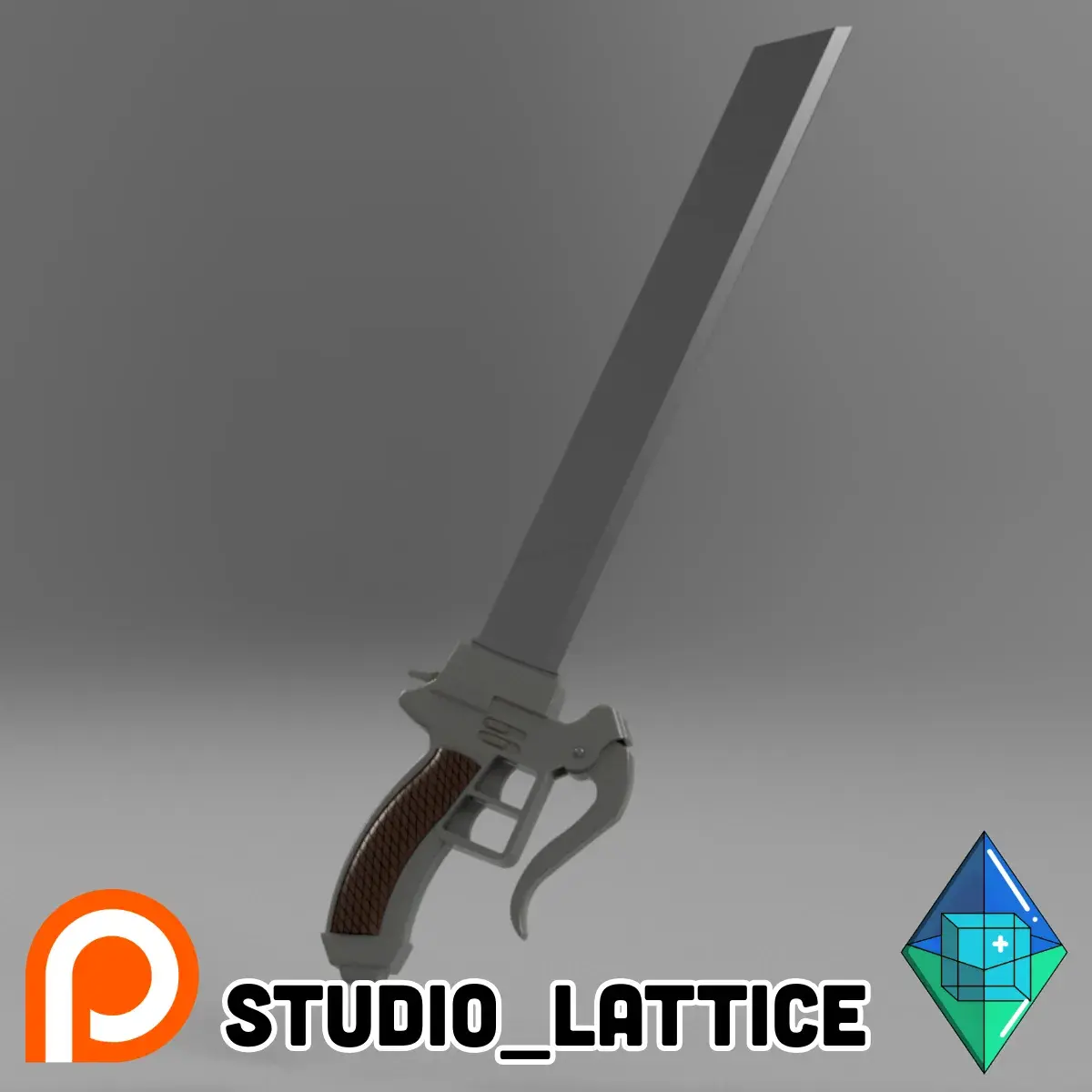 Fully Functional Attack on Titan Blade and Handle 3D Print