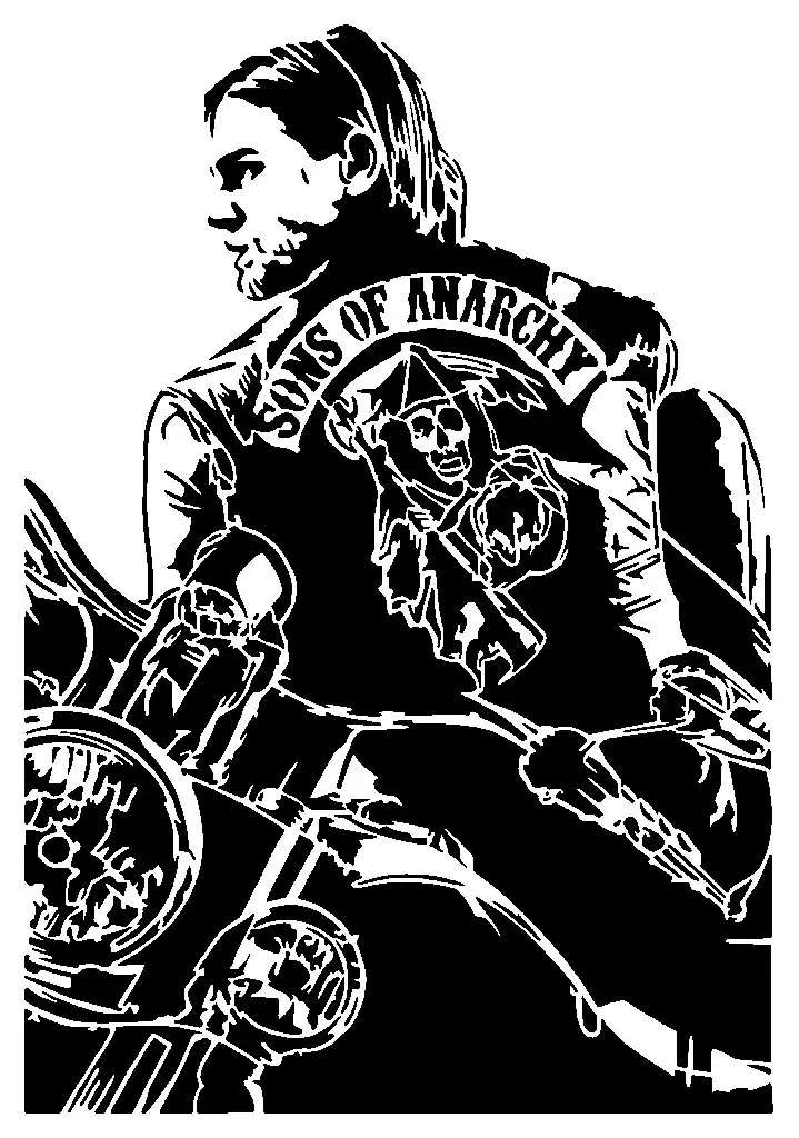 Sons of Anrchy stencil