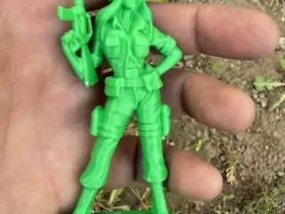 Women toy soldiers
