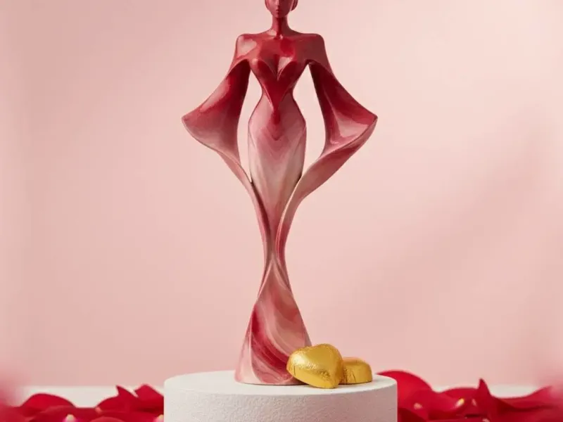 The Lady of Elegance - Abstract Female Sculpture