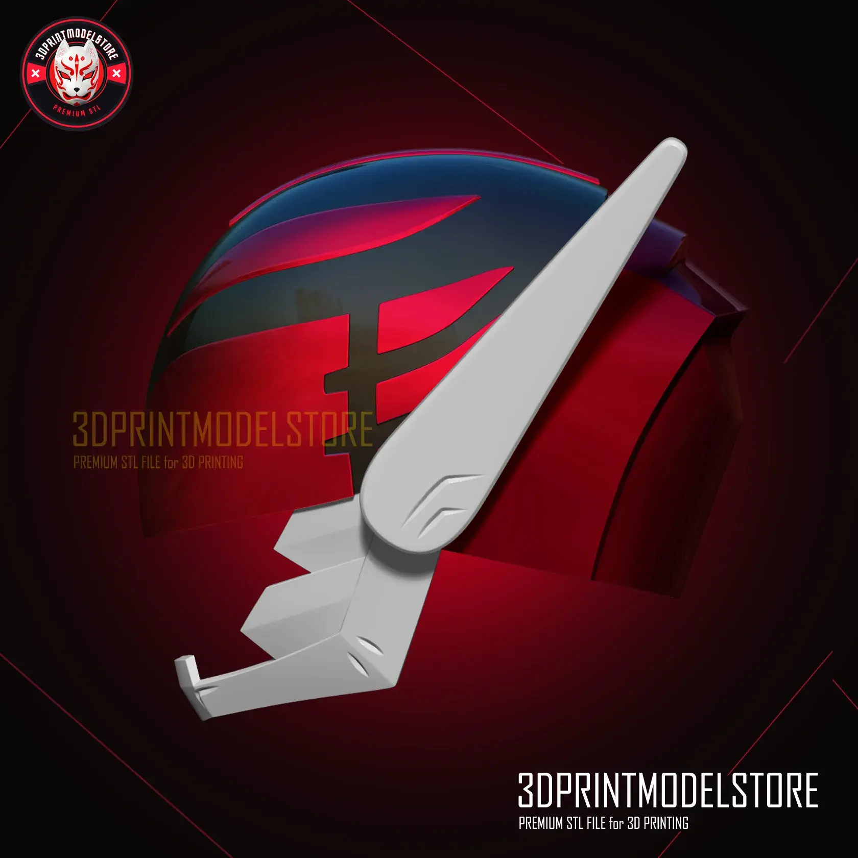 Go Go Loser Ranger Reject Red Keeper Helmet Cosplay STL File