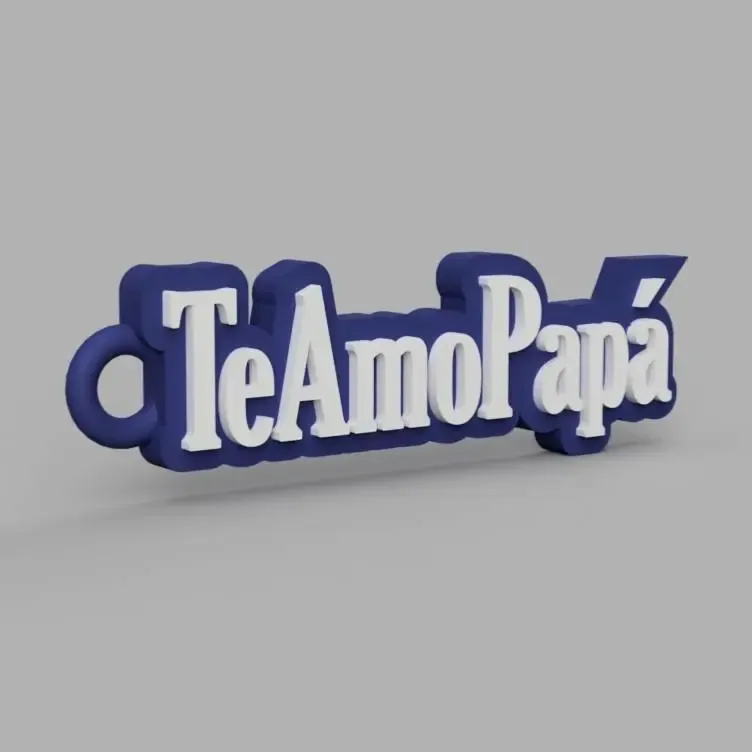 Llavero/Colgante Te Amo Papá