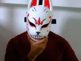 Genba Kazama Fox Mask - The Elusive Samurai Cosplay Props-2