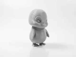 Cute Penguin Figurine Chibi Animal 3D Printable
