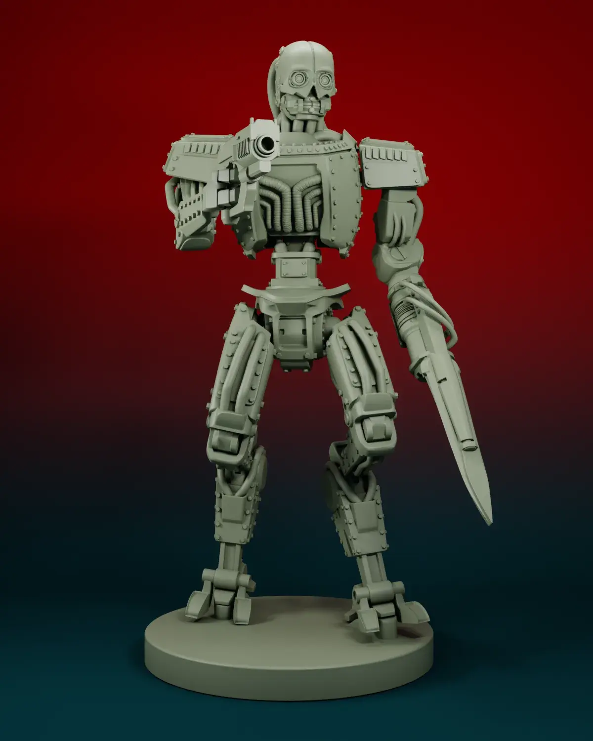 AUTOMATON COMMANDER | HELLDIVER 2 | 3D PRINTABLE FIGURINE