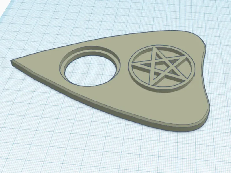 Pentagram Planchette