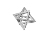 Wireframe Merkaba star-2