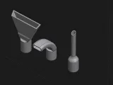 Vacuum Cleaner Nozzle Set – Wide, Long & Curved Attachments-7