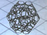 Wireframe Shape Penta Flake Dodecahedron-0