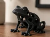 VORONOI FROG SCULPTURE / MODERN HOME DECOR / GOTHIC DECOR-2