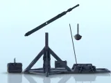 Medieval trebuchet with stones and counterweights (4) - mini-2