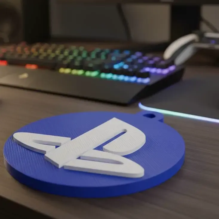 Playstation Keychain