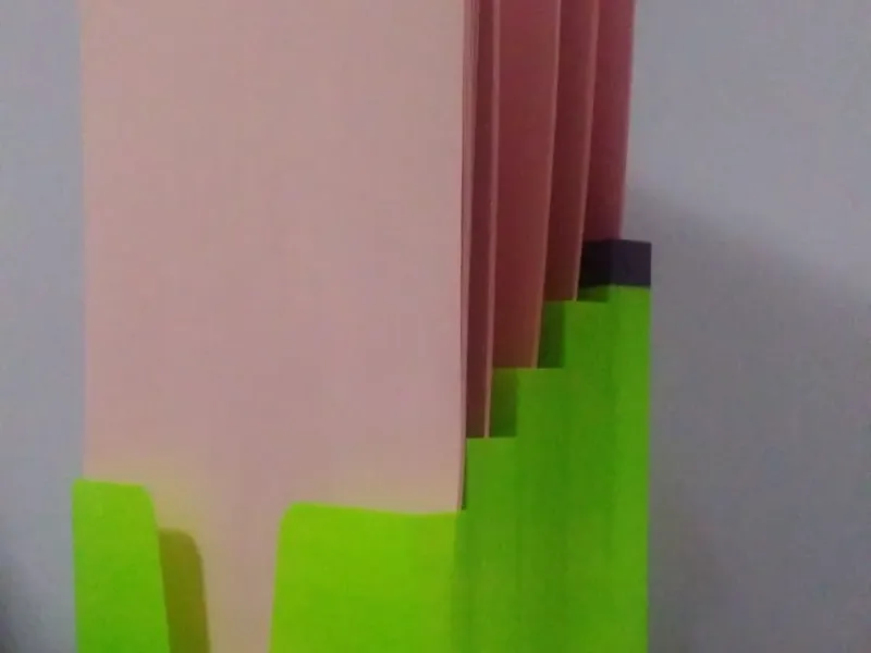 Organizzatore di carta verticale o orizzontale