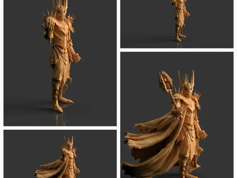 estatueta Sauron ( O Senhor dos Anéis )