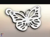 butterfly  Keychain -0
