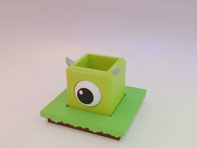 Disney Tsum Tsum Mike Monster Inc Planter Doos