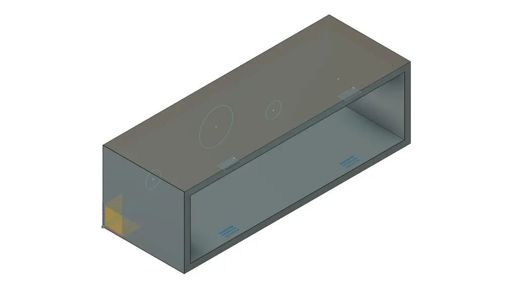 Backbox and Faceplate for 4 x KCD4 toggle switches