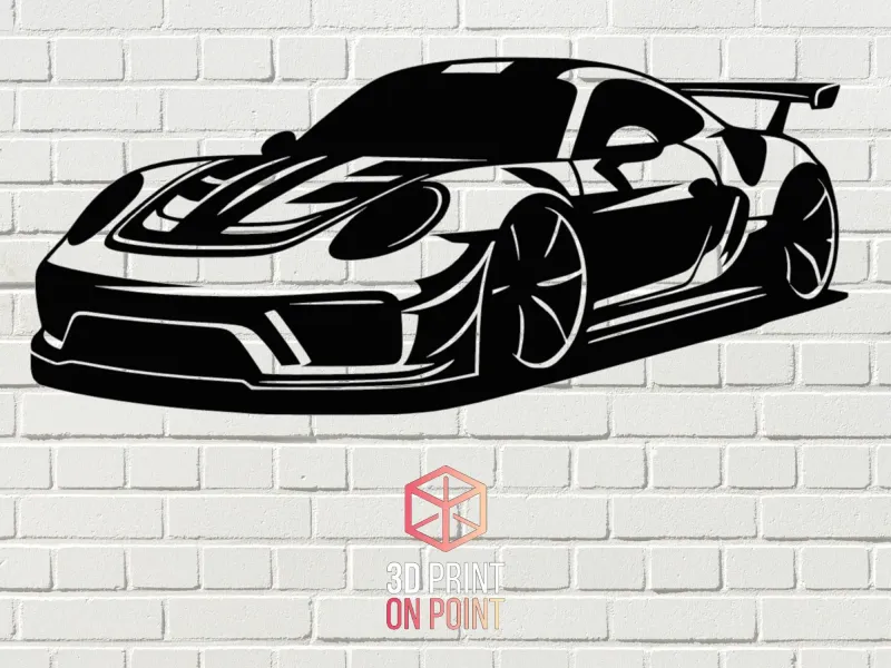 PORSCHE GT | 2D MUURSCHILDERING #4
