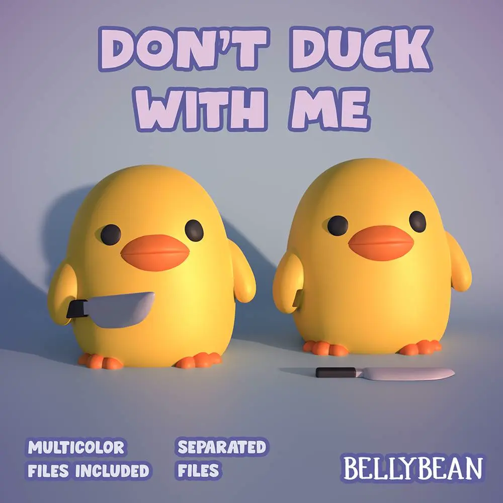 Dont Duck with me figure stl