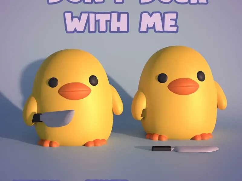 Dont Duck with me figure stl