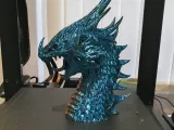 dragon head bust-2
