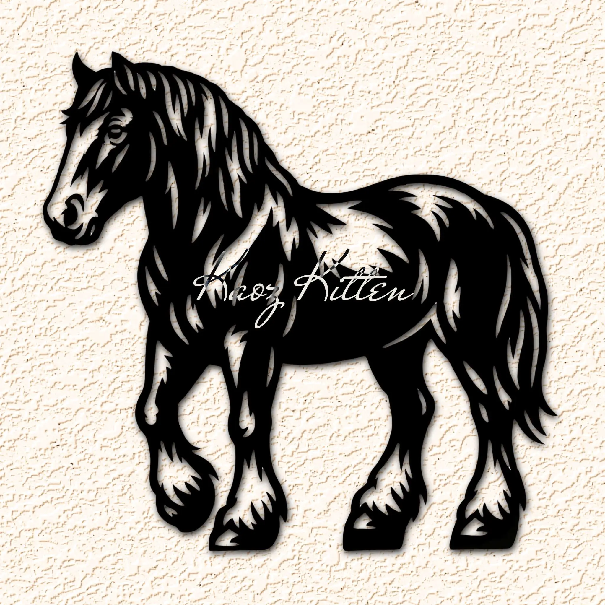 Shadow Steed Horse Art Wall Art Home Decor