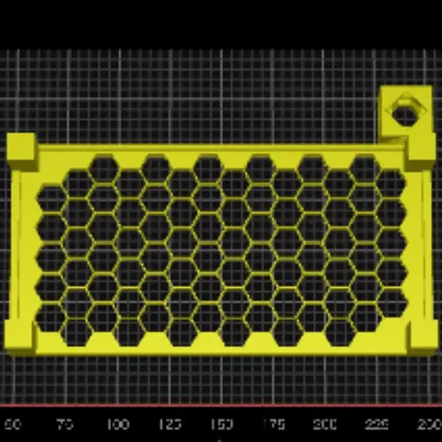 Egg crate frag rack