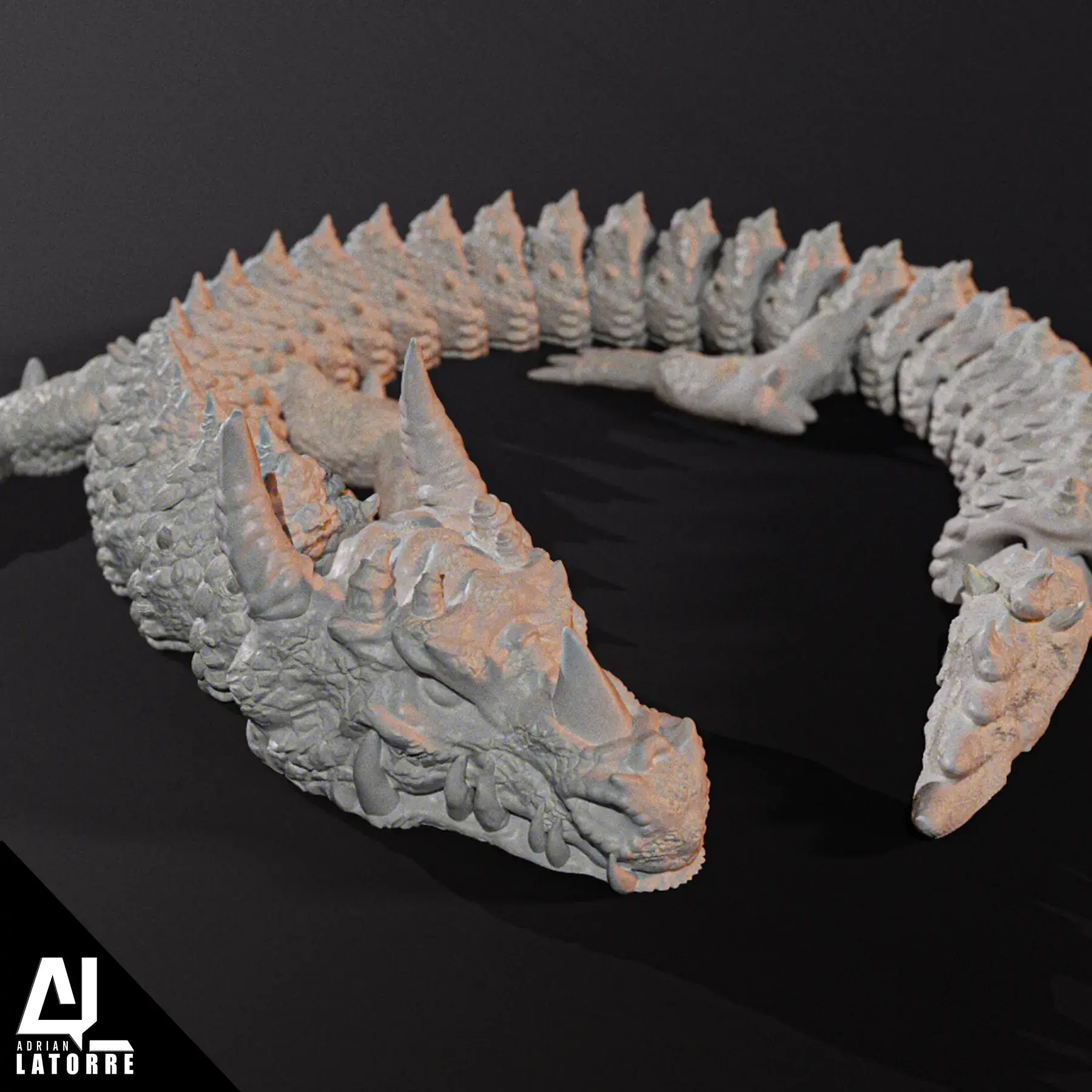 The Apex Dragon (Of course my articulated dragon)