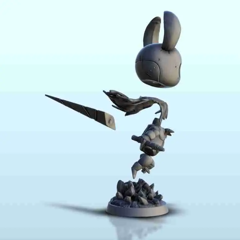 Hollow Knight with sword 4 - miniatures warhammer rpg