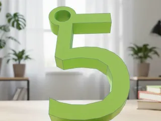 5 keychain