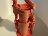 Gothic paper serpent tower-1