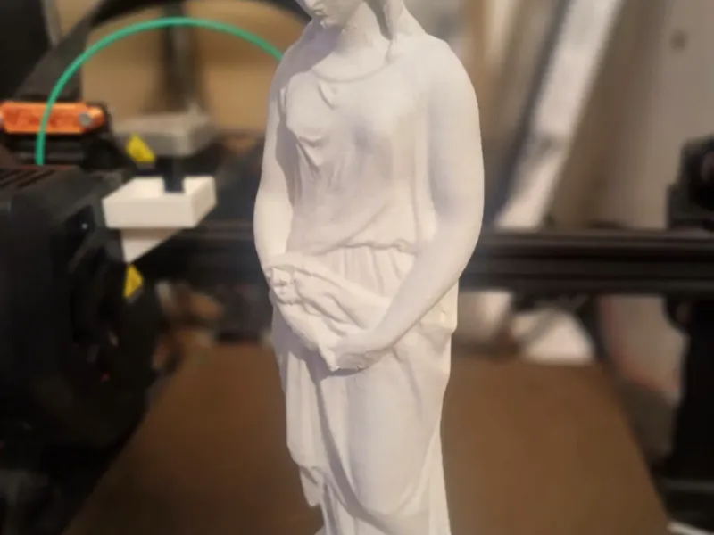 3d scan, parian ware Figure: Maidenhood