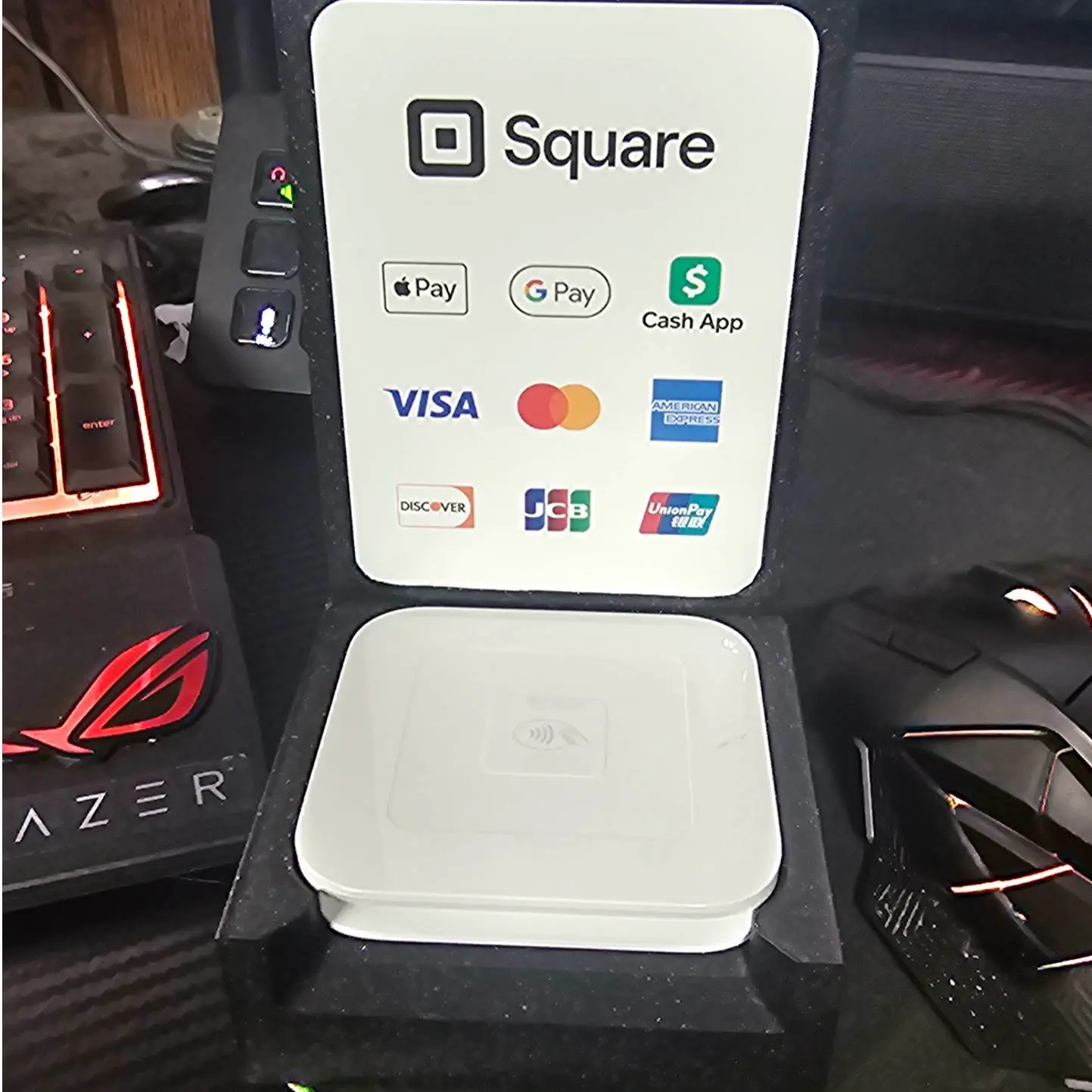 Holder for the Square Contactless Card Reader