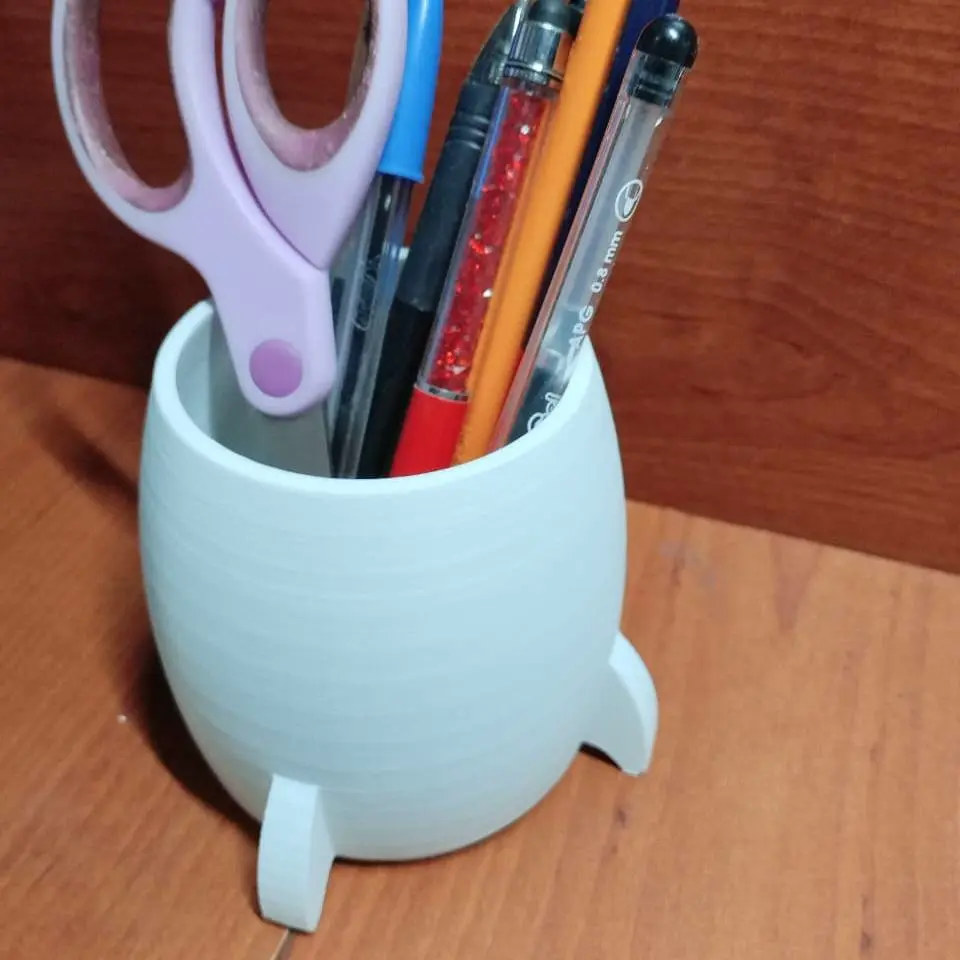 Rocket Ship Pen Holder - Space Desk Organizer
