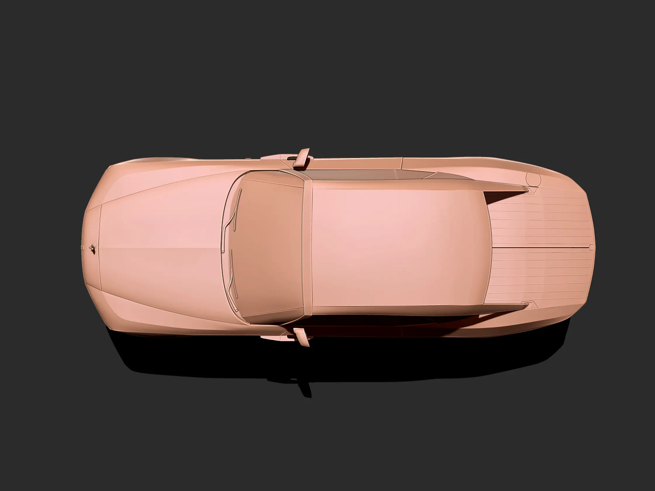 Rolls Royce Boat Tail 3D Print model