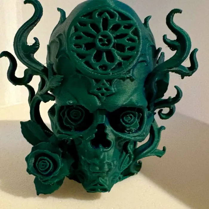 3D Printer Files | 3MF File | Skull of the gothic rose demon | Creality ...