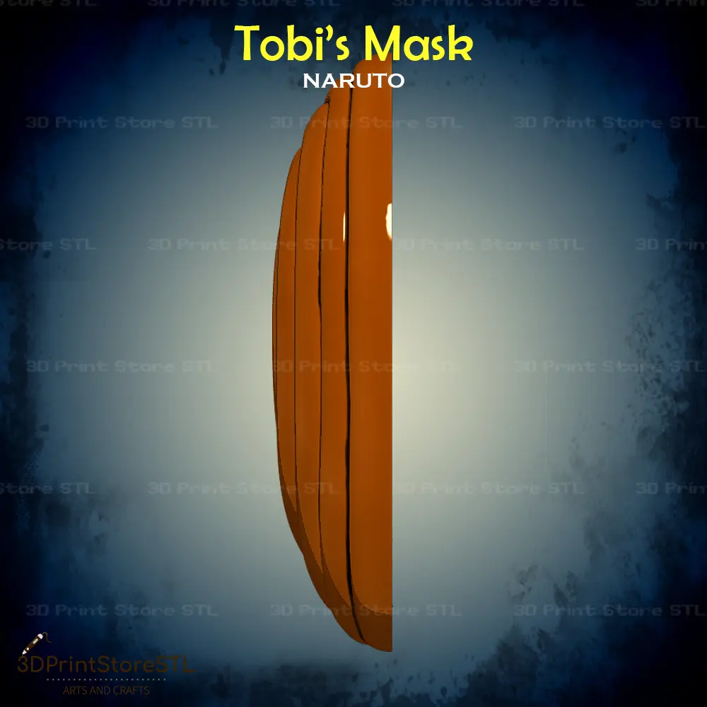 Tobi Mask Cosplay Naruto - STL File