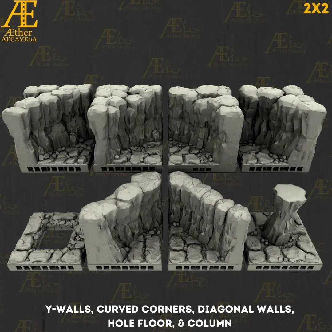 3D Printer Files | 3MF File | AECAVE0A - Rich Caverns Core | Creality Cloud