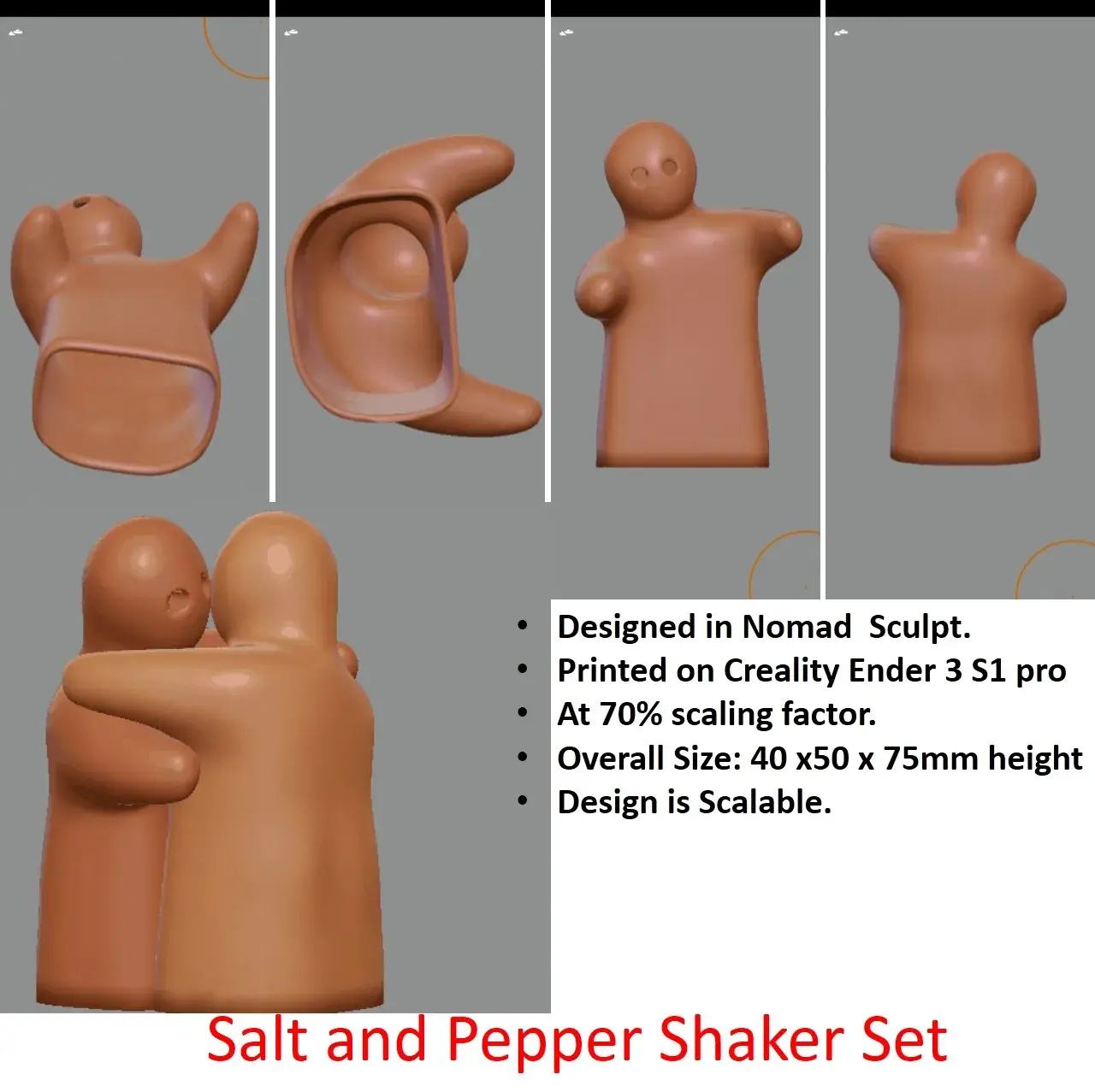 Salt and Pepper Shaker Set