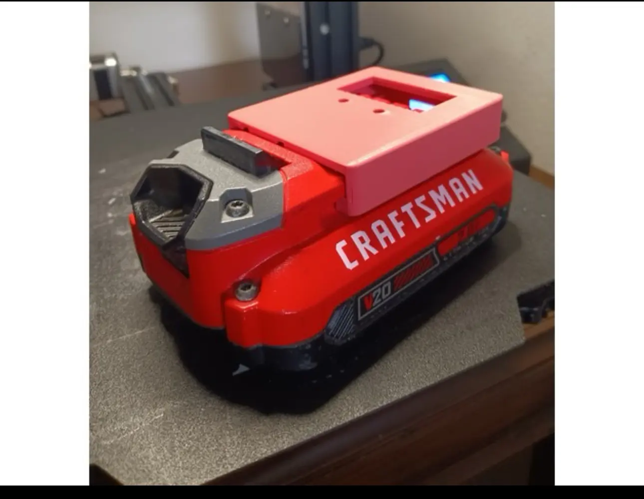 Craftsman 20v battery mount- Ricky_Spanglish