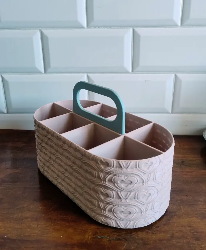 Cuori Makeup and Skincare Caddy - Home - PLA - 3D printed product - фото 5