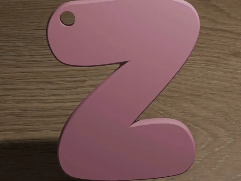 Llavero letra Z