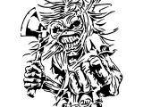 Iron Maiden stencil 2-0
