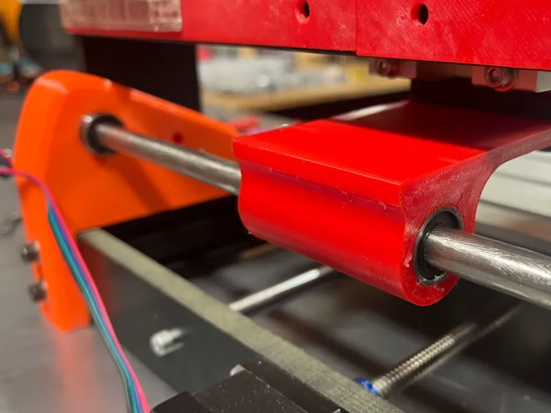 Suporte do terceiro trilho para CNC 3018