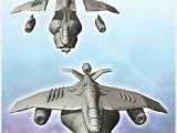 Voidstalker dropship spaceship (2) - miniatures warhammer 40-1