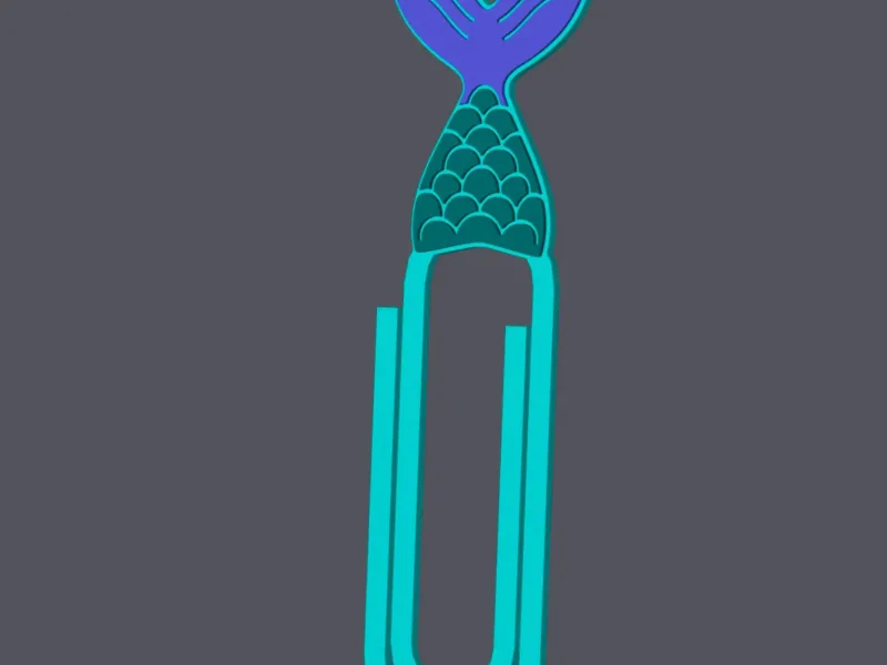 Mermaid Tail - PaperClip v2